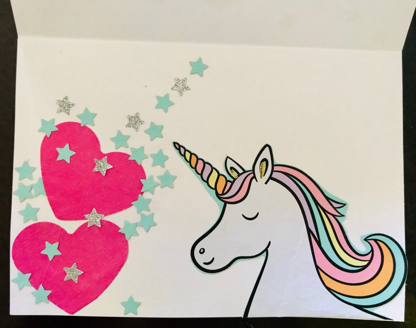 Unicorn card