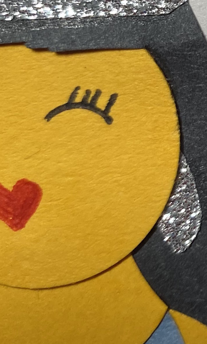 Adding the attributes of the face for the princess card.